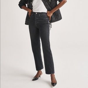 Denim Forum Joni High Rise in Eyeliner